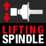 lifting spindle