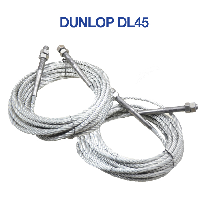 Replacement wire ropes cables for Dunlop DL45 2 post lift