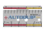 Toe scale for Accu-Track and Balco 4 wheel laser aligners